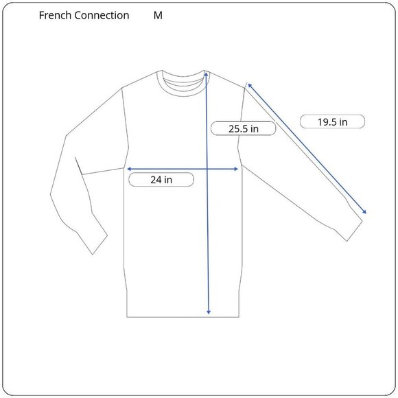 Vintage French Connection Wool Sweater M Black Multicolor Floral Pattern - Picture 2 of 7